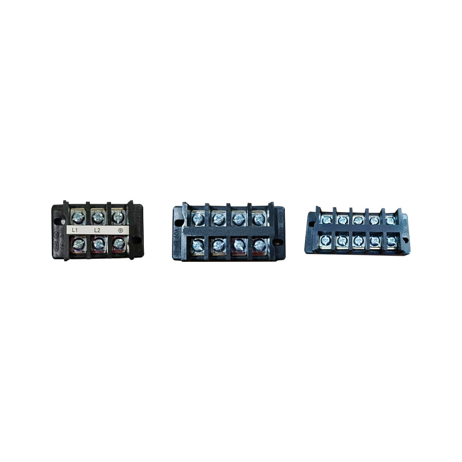 Клеммная колодка JX-3V/JX-4R/JX-5B, 600 В, 10 мм², с монтажными отверстиями